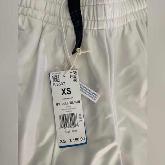 NWT adidas Originals Women's BLUE VERSION CHILE WIDE LEG PANTS Size xs - Picture 8 of 10